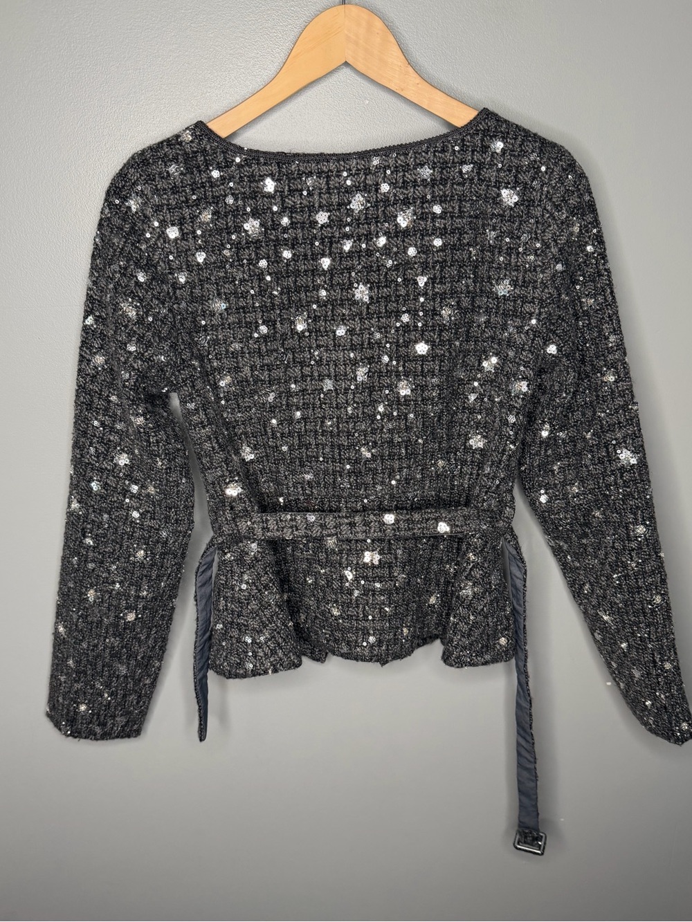 ASTR the Label Carolyn Sequin Tweed Jacket - Picture 4 of 13